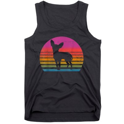 Retro 80s Chihuahua Chihuahua Lover Chihuahua Mom Tank Top