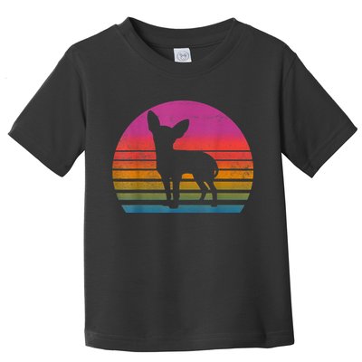 Retro 80s Chihuahua Chihuahua Lover Chihuahua Mom Toddler T-Shirt