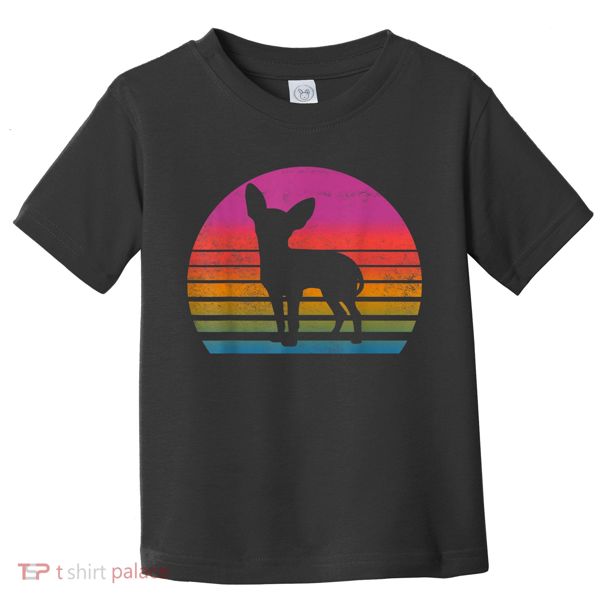 Retro 80s Chihuahua Chihuahua Lover Chihuahua Mom Toddler T-Shirt