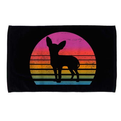 Retro 80s Chihuahua Chihuahua Lover Chihuahua Mom Microfiber Hand Towel