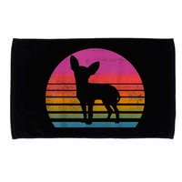 Retro 80s Chihuahua Chihuahua Lover Chihuahua Mom Microfiber Hand Towel