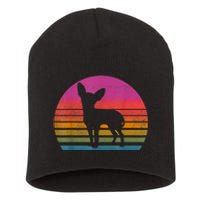 Retro 80s Chihuahua Chihuahua Lover Chihuahua Mom Short Acrylic Beanie