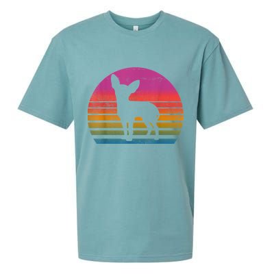 Retro 80s Chihuahua Chihuahua Lover Chihuahua Mom Sueded Cloud Jersey T-Shirt