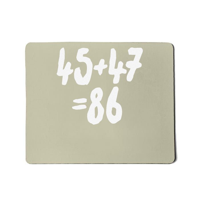 Resist 8647 Cancel 47th US President Funny Puzzle Riddle Mousepad