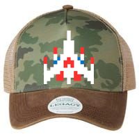 Retro 80's Computer Game Space Ship Legacy Tie Dye Trucker Hat