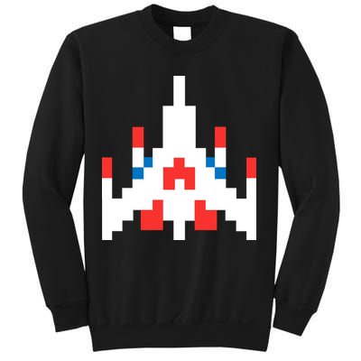 Retro 80's Computer Game Space Ship Sweatshirt