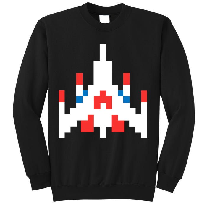 Retro 80's Computer Game Space Ship Sweatshirt