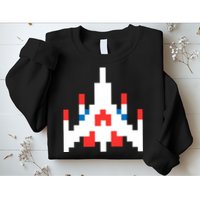 Retro 80's Computer Game Space Ship Sweatshirt