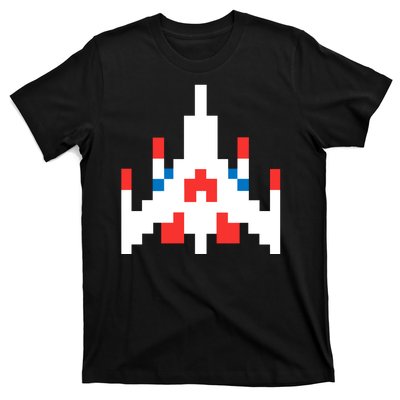 Retro 80's Computer Game Space Ship T-Shirt