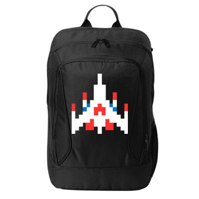 Retro 80's Computer Game Space Ship City Backpack