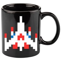 Retro 80's Computer Game Space Ship 11oz C Handle Ceramic Mug