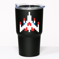 Retro 80's Computer Game Space Ship Tumbler