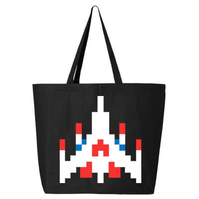 Retro 80's Computer Game Space Ship 25L Jumbo Tote