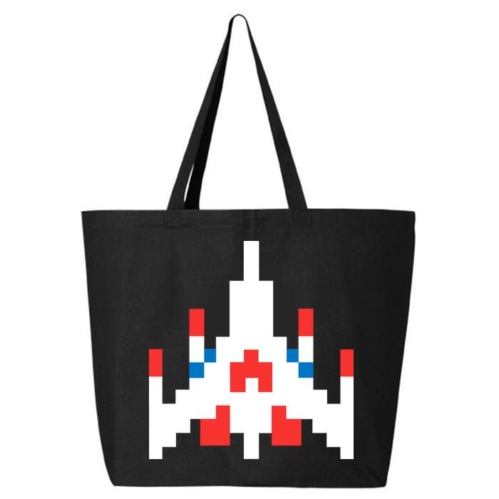 Retro 80's Computer Game Space Ship 25L Jumbo Tote