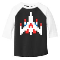 Retro 80's Computer Game Space Ship Toddler Fine Jersey T-Shirt
