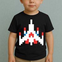 Retro 80's Computer Game Space Ship Toddler T-Shirt