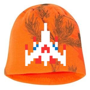 Retro 80's Computer Game Space Ship Kati - Camo Knit Beanie