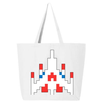 Retro 80's Computer Game Space Ship 25L Jumbo Tote