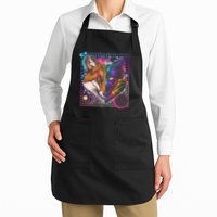 Retro 80's Digital Polygon Fox Apron