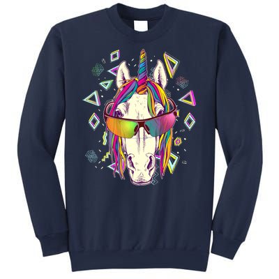 Retro 80's Eighties Rainbow Unicorn Sweatshirt