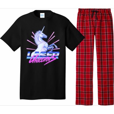 Retro 80's Eighties Laser Unicorns Pajama Set