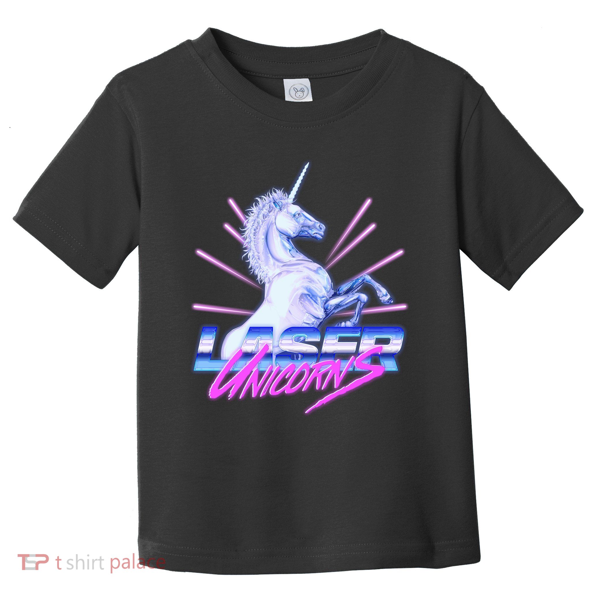 Retro 80's Eighties Laser Unicorns Toddler T-Shirt