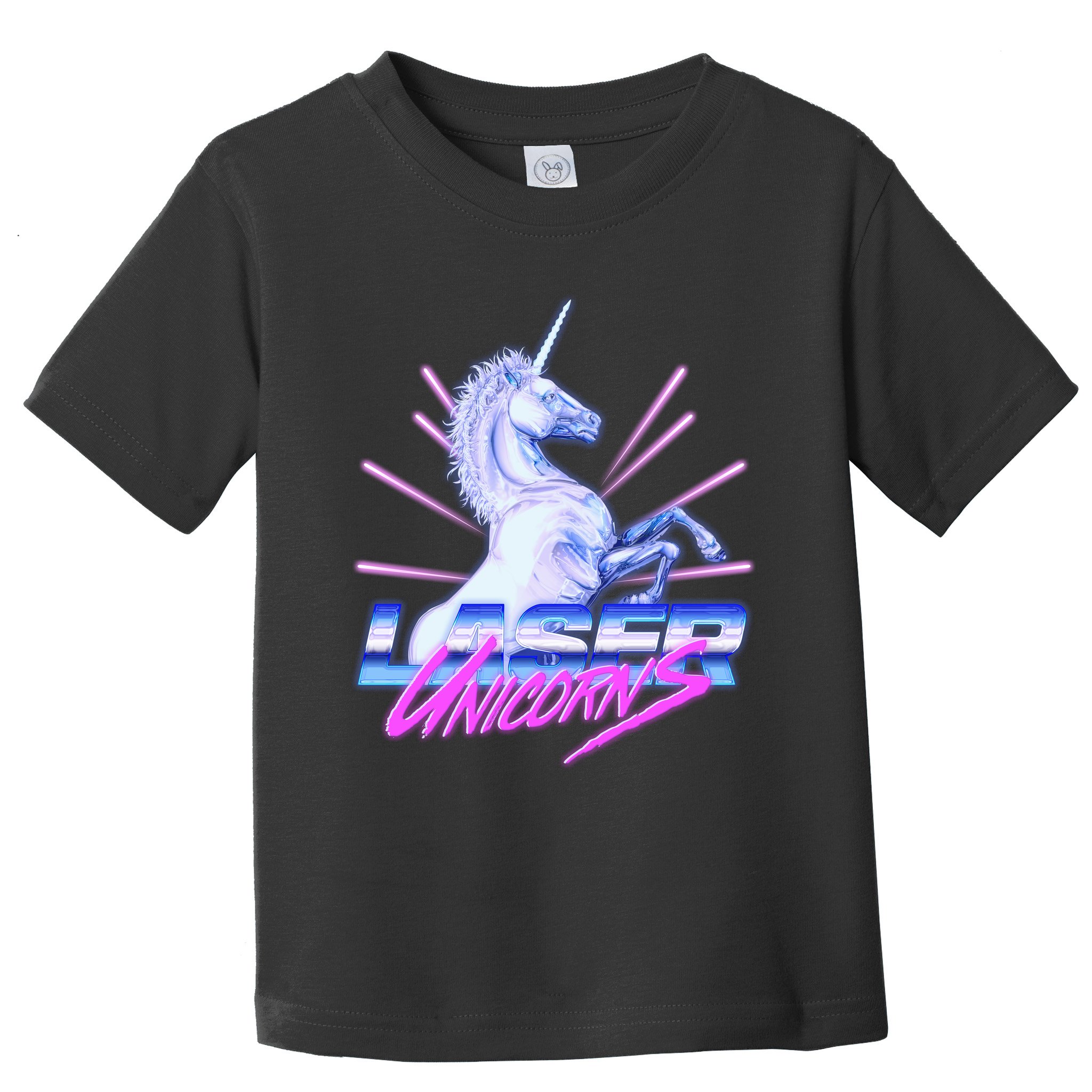 Retro 80's Eighties Laser Unicorns Toddler T-Shirt