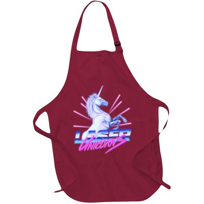 Retro 80's Eighties Laser Unicorns Apron