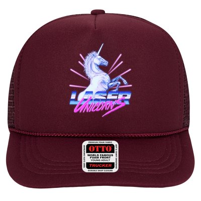 Retro 80's Eighties Laser Unicorns Trucker Hat