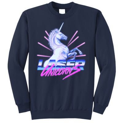 Retro 80's Eighties Laser Unicorns Sweatshirt