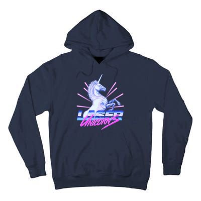 Retro 80's Eighties Laser Unicorns Tall Hoodie