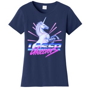 Retro 80's Eighties Laser Unicorns Women's T-Shirt