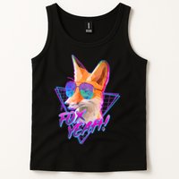 Retro 80's Eighties Polygon Fox Yeah Tank Top