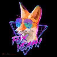 Retro 80's Eighties Polygon Fox Yeah Toddler T-Shirt