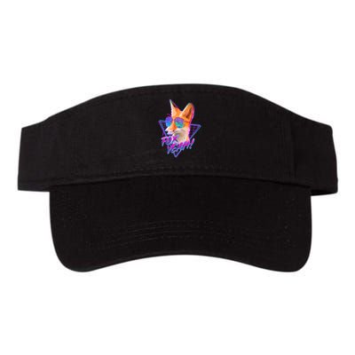 Retro 80's Eighties Polygon Fox Yeah Visor