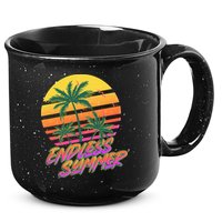 Retro 80s Eighties Tropical Endless Summer 15oz Campfire Ceramic Mug