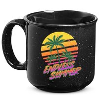 Retro 80s Eighties Tropical Endless Summer 15oz Campfire Ceramic Mug