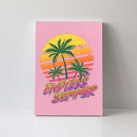 Retro 80s Eighties Tropical Endless Summer Canvas