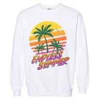 Retro 80s Eighties Tropical Endless Summer Garment-Dyed Sweatshirt