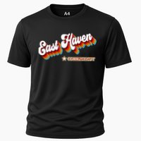 Retro 80s East Haven Connecticut Ct Cooling Performance Crew T-Shirt