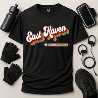 Retro 80s East Haven Connecticut Ct Cooling Performance Crew T-Shirt