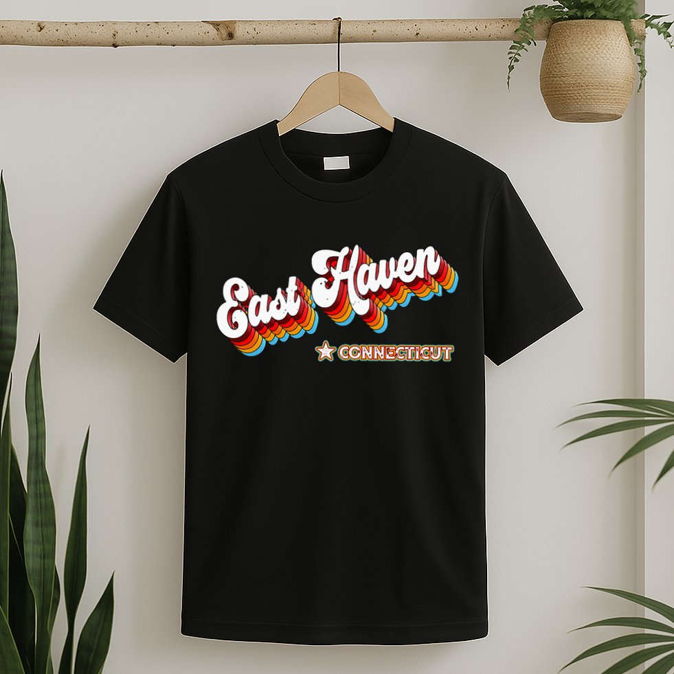 Retro 80s East Haven Connecticut Ct T-Shirt