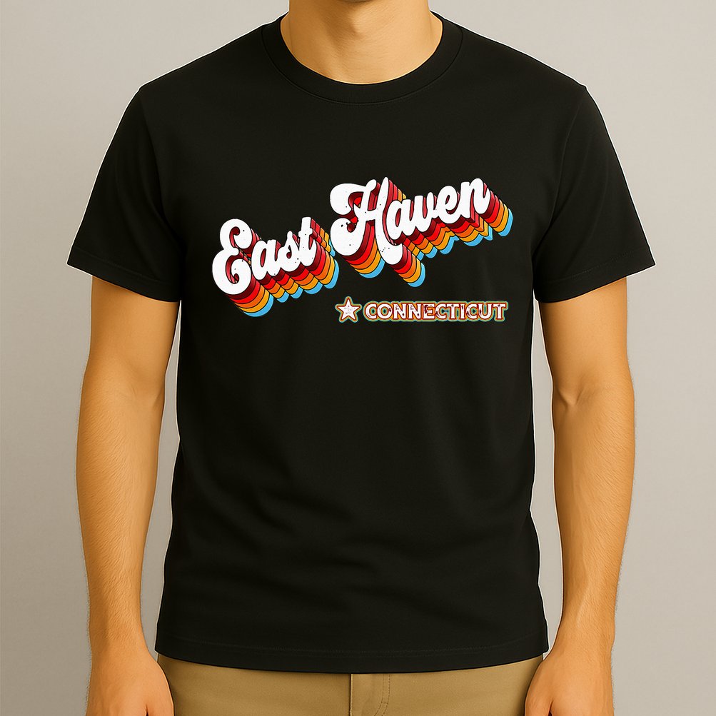 Retro 80s East Haven Connecticut Ct T-Shirt