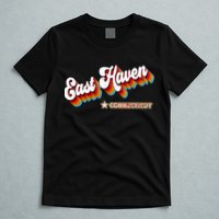 Retro 80s East Haven Connecticut Ct T-Shirt