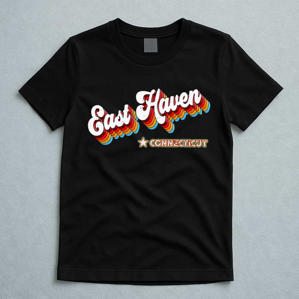 Retro 80s East Haven Connecticut Ct T-Shirt