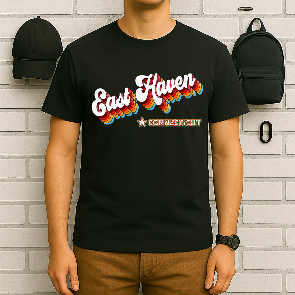Retro 80s East Haven Connecticut Ct T-Shirt