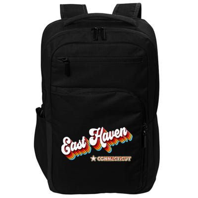 Retro 80s East Haven Connecticut Ct Impact Tech Backpack