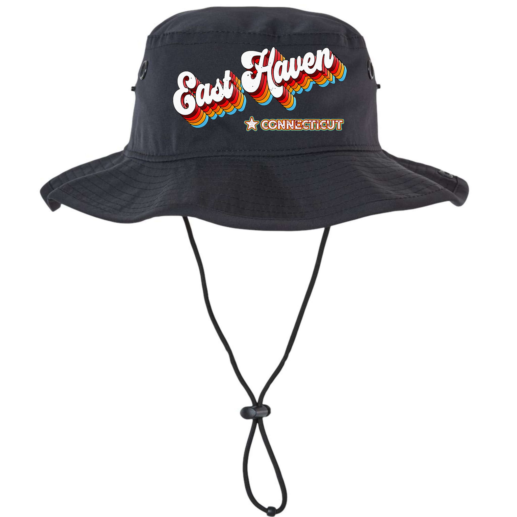 Retro 80s East Haven Connecticut Ct Bucket Hat