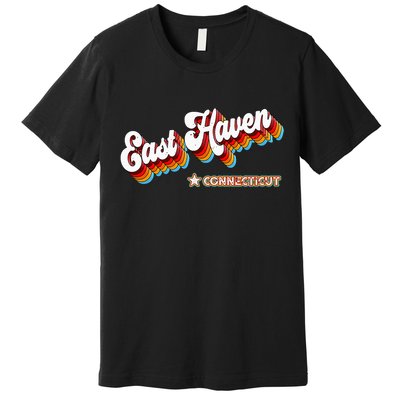 Retro 80s East Haven Connecticut Ct Premium T-Shirt