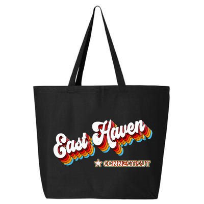 Retro 80s East Haven Connecticut Ct 25L Jumbo Tote